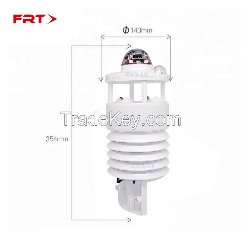 All-in-One Weather Sensor - FRT FWS700B | 7-Parameter Meteorological Monitoring System