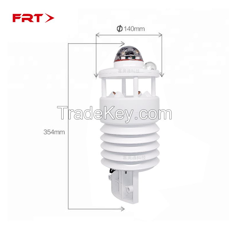 All-in-One Weather Sensor - FRT FWS800 | 8-Parameter Meteorological Monitoring System