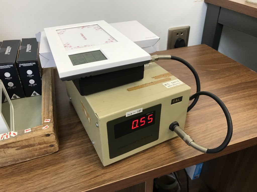 LED thermometer alarm clock of Pre-shipment random inspection