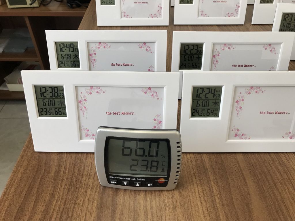 LED thermometer alarm clock of Pre-shipment random inspection