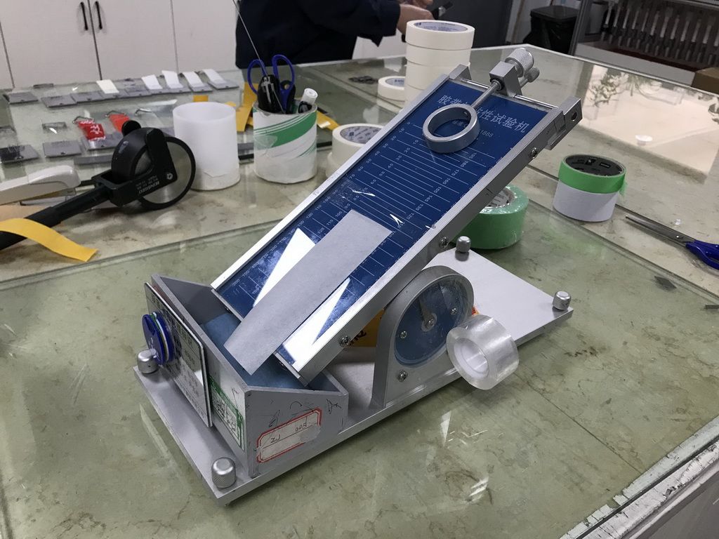 Adhesion tape test Inspection third-party QC inspector final random Quality Control Service in China