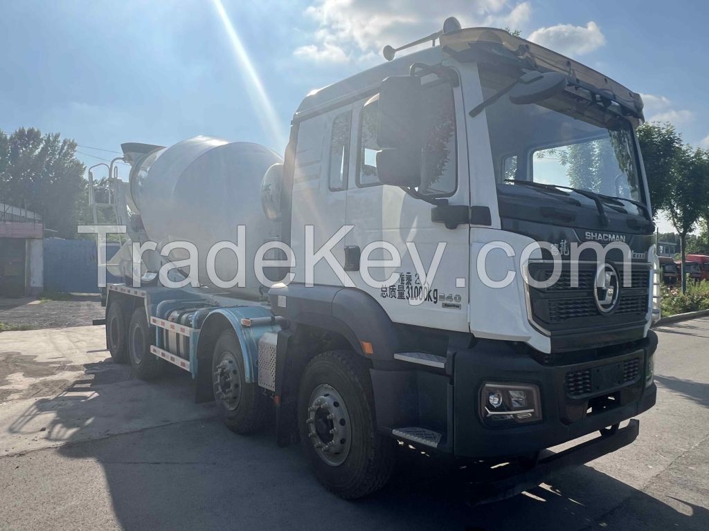 Construction Machinery Shacman M3000s 8X4 12 Cbm Bulk Concrete Cement Mixer Truck with 12 Wheels