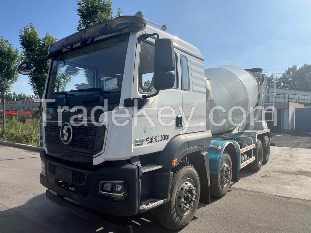 Construction Machinery Shacman M3000s 8X4 12 Cbm Bulk Concrete Cement Mixer Truck with 12 Wheels
