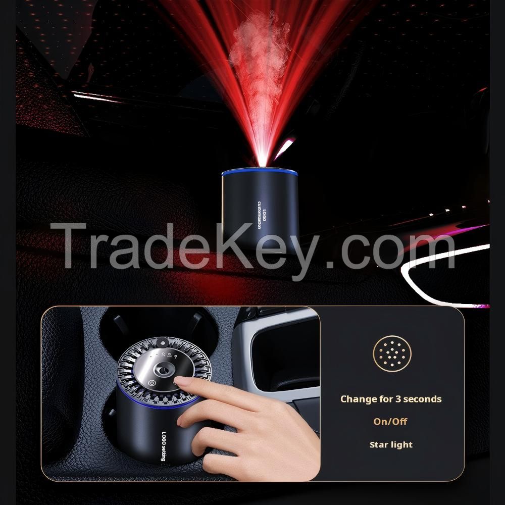 Car Perfume Air Freshener Essential Oil Fragrance Diffuser Smell Distributor USB Rechargeable Aromatherapy Scent Air Refresher