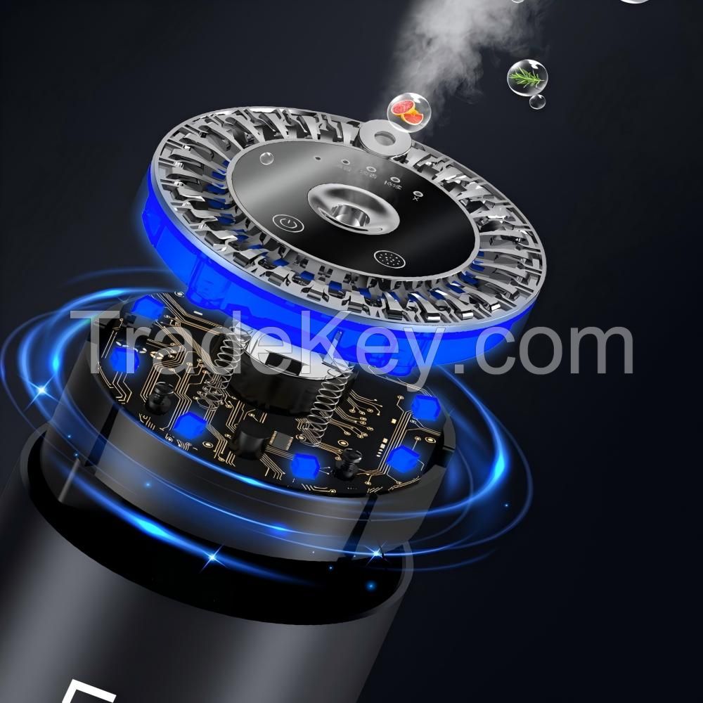 Car Perfume Air Freshener Essential Oil Fragrance Diffuser Smell Distributor USB Rechargeable Aromatherapy Scent Air Refresher