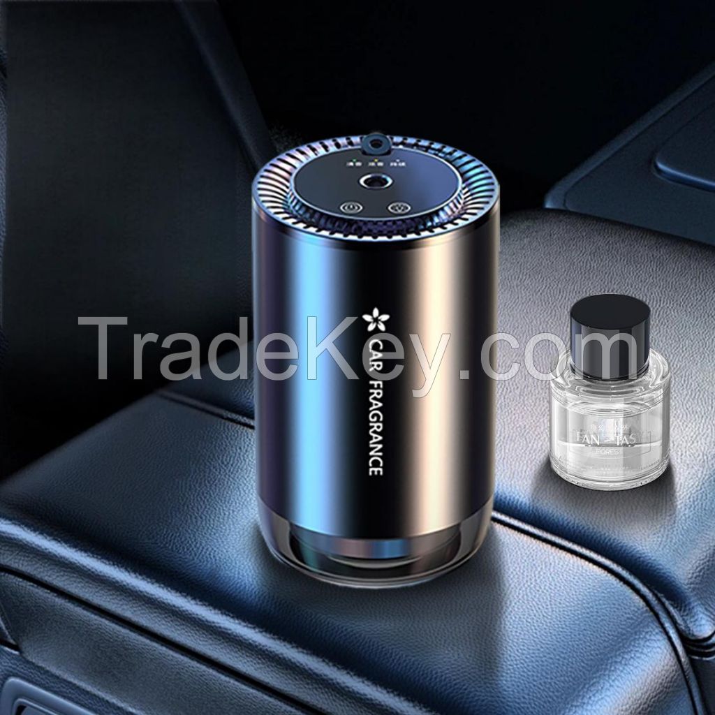 Car Perfume Air Freshener Essential Oil Fragrance Diffuser Smell Distributor USB Rechargeable Aromatherapy Scent Air Refresher
