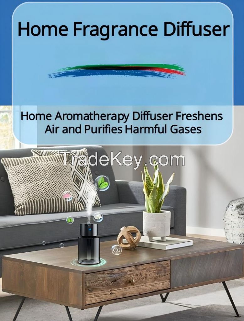 Smart Car Air Freshener Diffuser Air Diffuser For Car 140ml Long-lasting Fragrance 5 Adjustable Modes Battery Powered Oil Diffuser