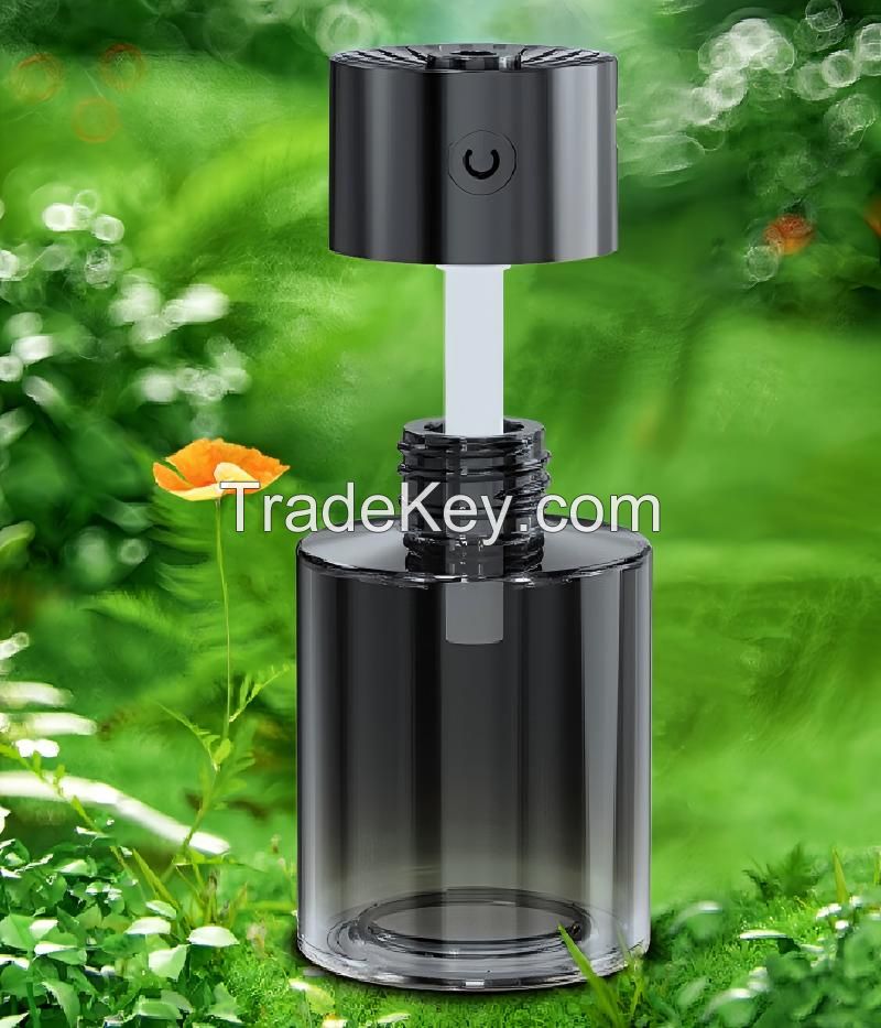Smart Car Air Freshener Diffuser Air Diffuser For Car 140ml Long-lasting Fragrance 5 Adjustable Modes Battery Powered Oil Diffuser