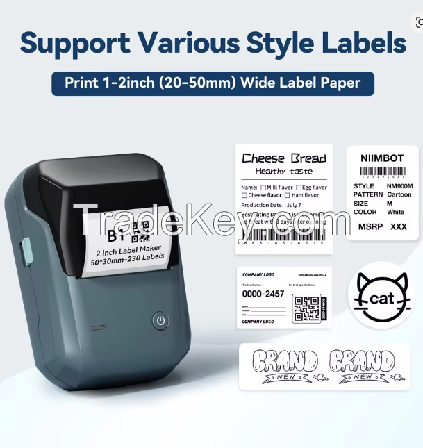 Quality product Niimbot B1 Label Printer Portable Handheld Thermal Mini Barcode QR Code Sticker Sticky note Rolls Maker