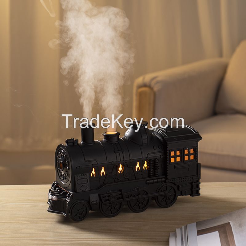 Train Air Humidifier Ultrasonic Aromatherapy Diffusers Mist Maker Fragrance Essential Oil Aroma Difusor Remote control