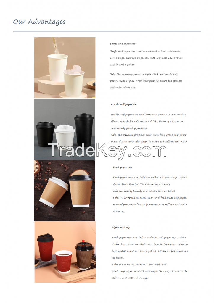 customized paper cup for hot/cold drink