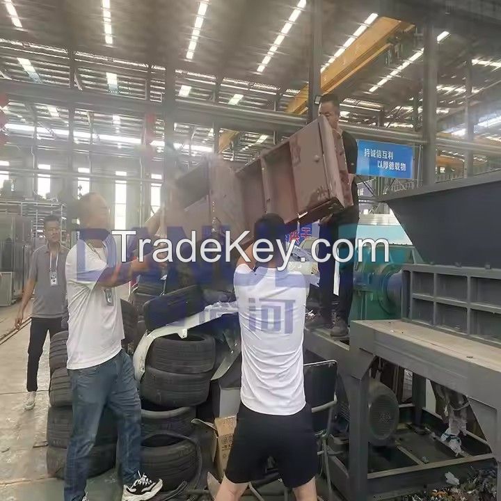 Bulky Garbage Shredding and Packaging Production Line Light Material Shredder Machine Combustible Material Shredder Machine