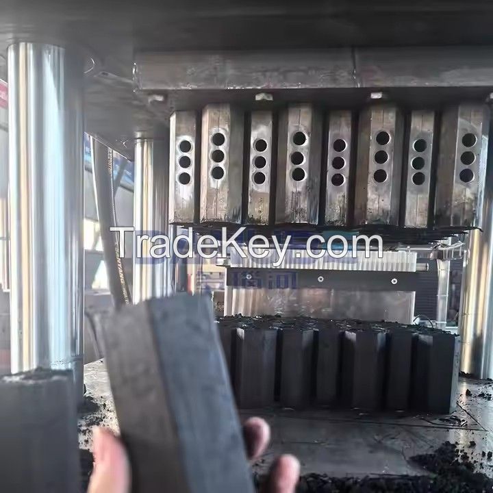 High Efficiency Hydraulic Charcoal Briquette Making Machine Charbon Compresse Equipment