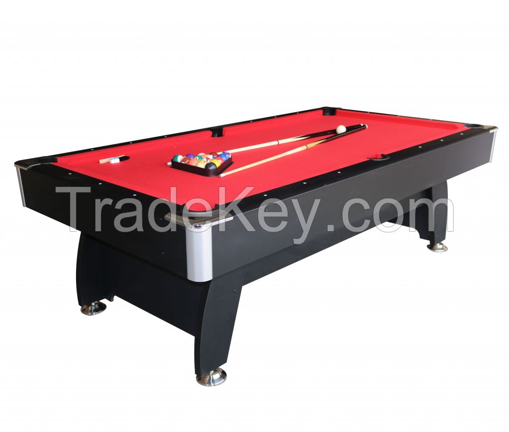 Factory accepts customized high quality billiard table, 7.2ft billiard pool table, suitable for indoor billiard table