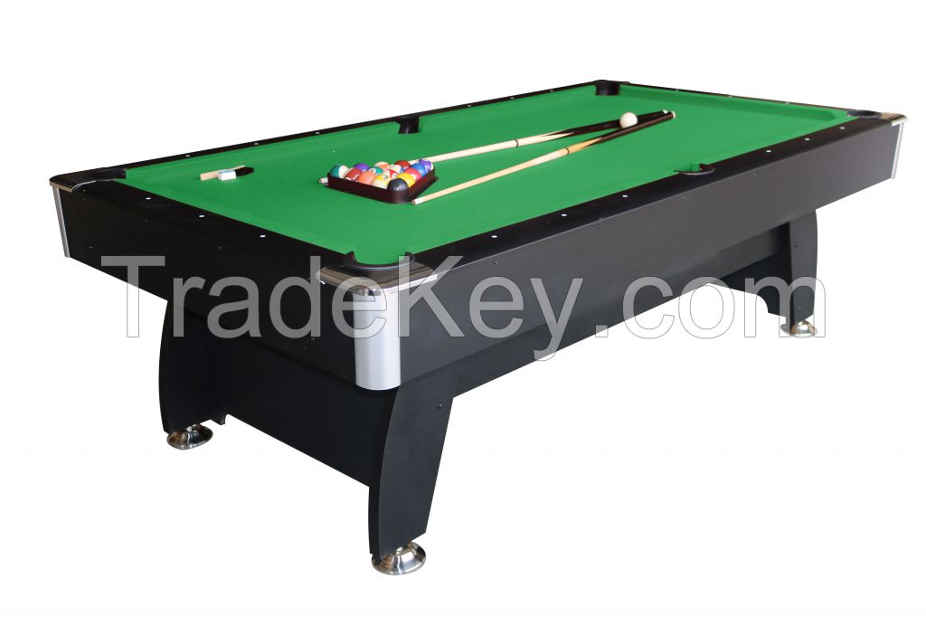 Factory accepts customized high quality billiard table, 7.2ft billiard pool table, suitable for indoor billiard table