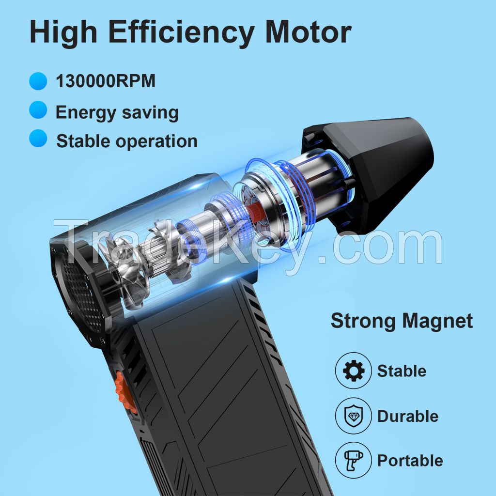 Weiker WK-JP05 Violent Car Air Blower Powerful Vacuum Cleaner Charging Strong Winds Cordless Jet Dry Blower Air Blower for Car Air Duster