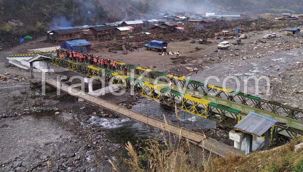 Wholesale China Factory Design Bailey Bridge CB200 Triple- lane Bailey Bridges With Best Quality