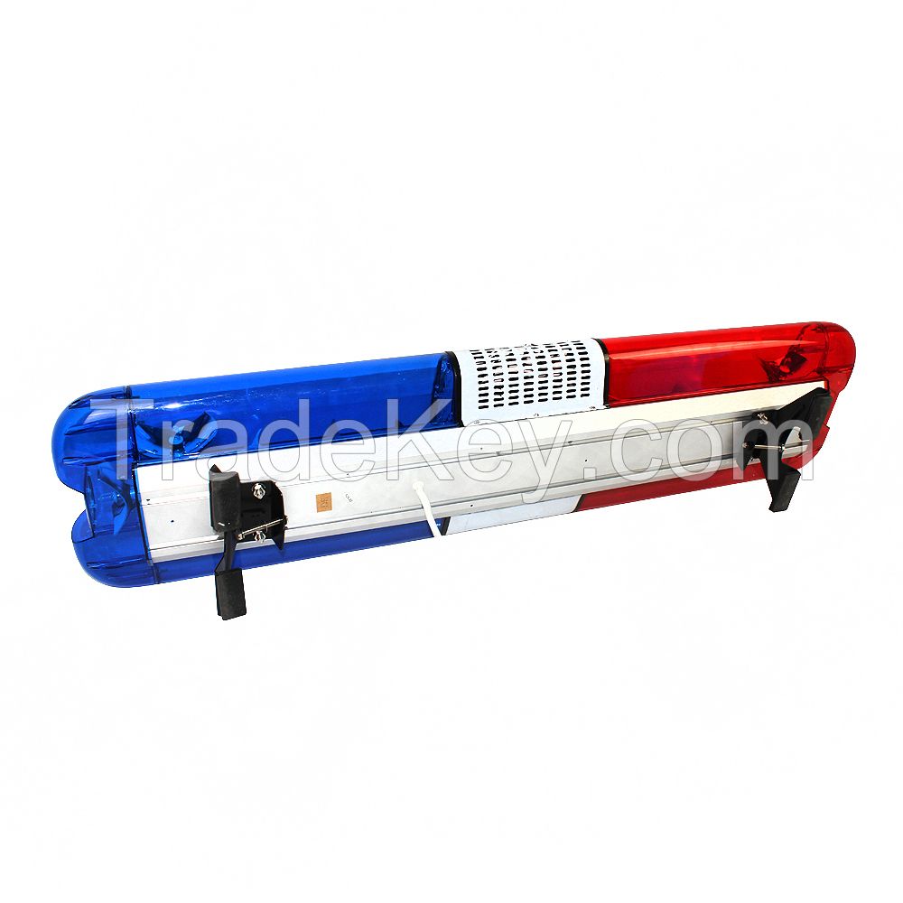 12V/24V LED Emergency Vehicle Lightbar with Speaker Sirens Car Strobe Blinker for Fire Fighter Ambulance Warning Lightbar