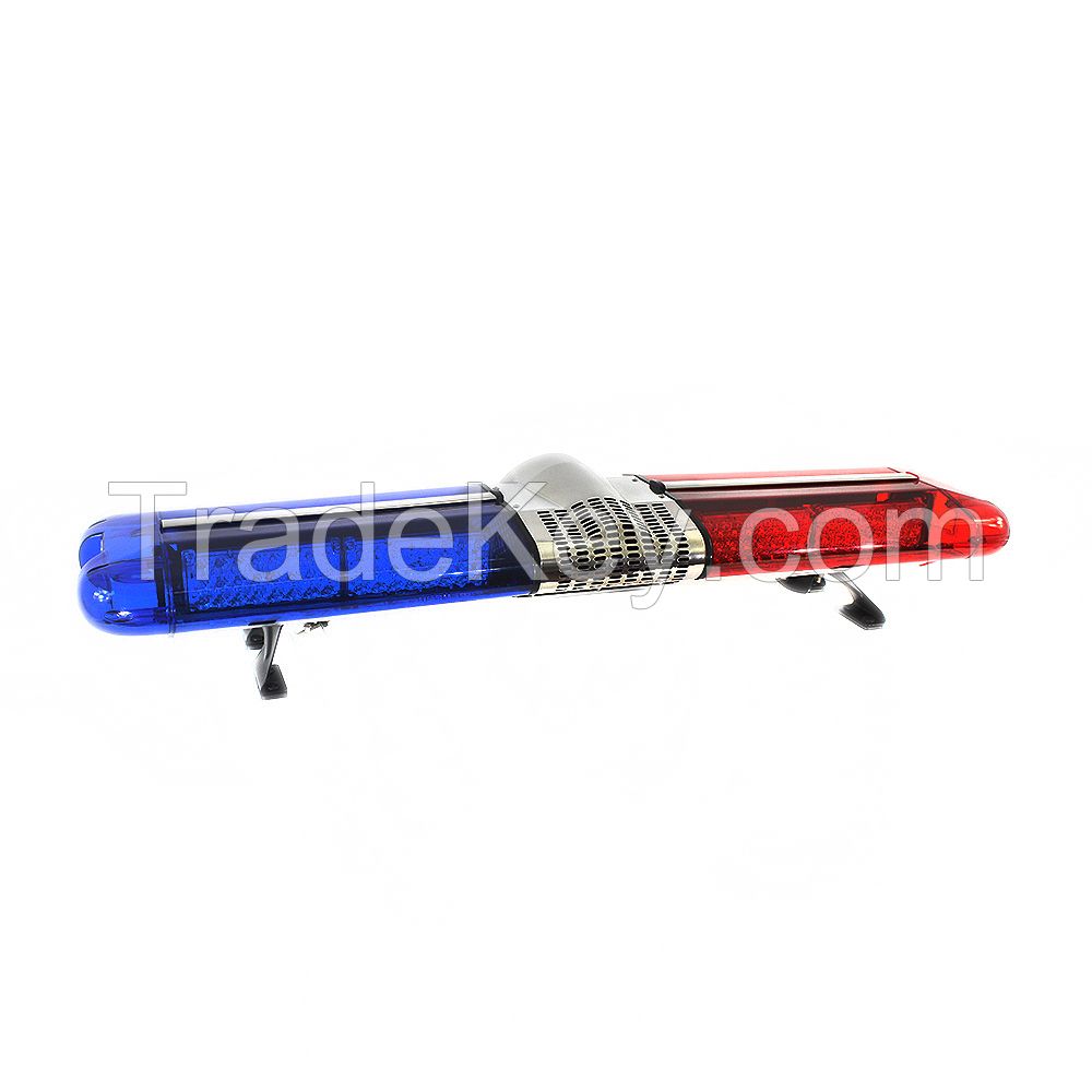 12V/24V LED Emergency Vehicle Lightbar with Speaker Sirens Car Strobe Blinker for Fire Fighter Ambulance Warning Lightbar