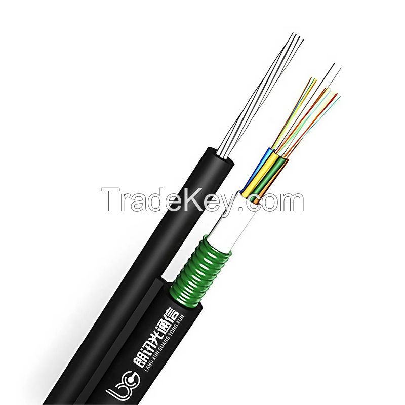 Figure-eight double-sheathed water-blocking armored optical cable