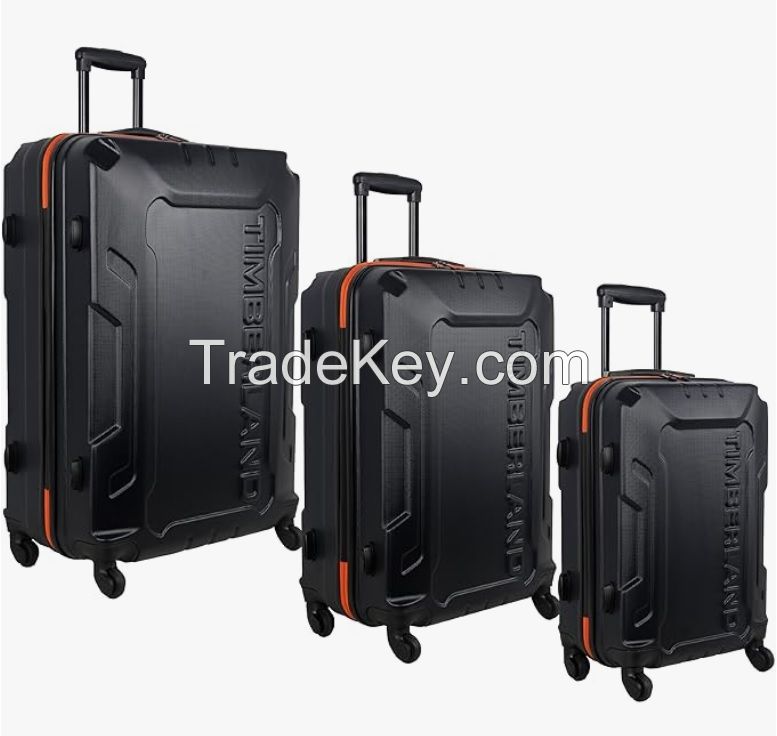 Timberland 3 piece hardside spinner luggage set.
