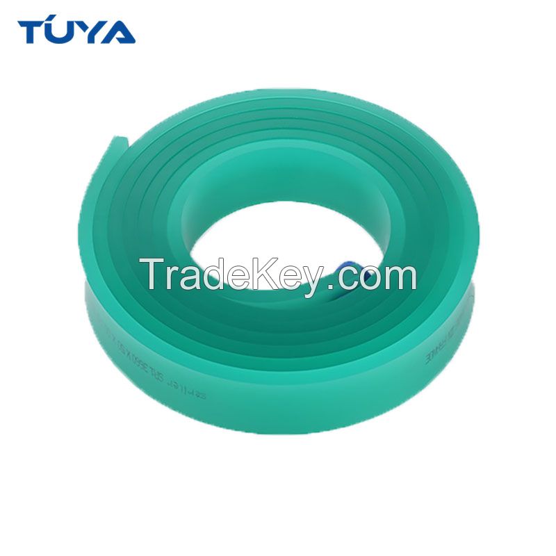 Single layer triple layer screen printing squeegee blades
