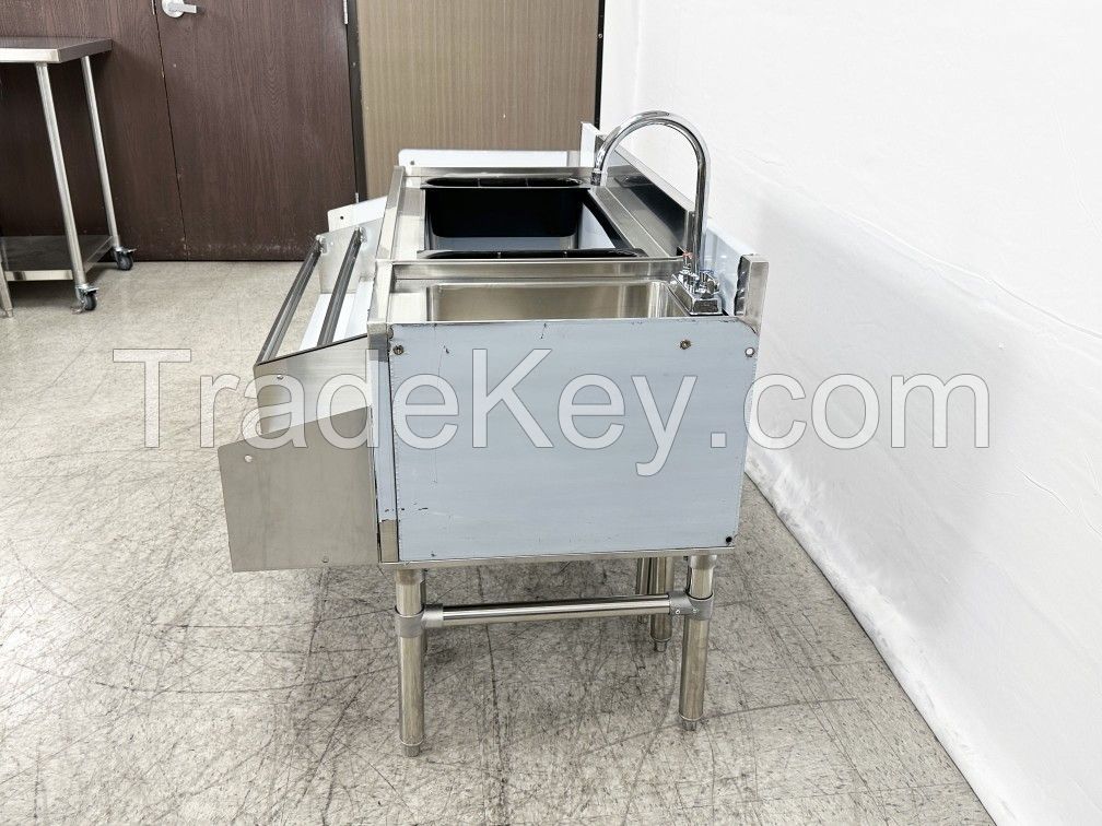  60 ins Stainless Steel Combination Cocktail Station