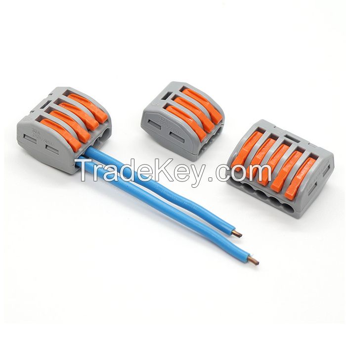 QUICK TERMINAL SERIES 212-218 Quick Wire Connection Terminal Splicing Conductor Compact Fast Cable Wire Connection Conductor Terminal Block