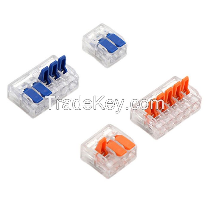 QUICK TERMINAL SERIES 412-415 Quick Wire Connection Terminal Splicing Conductor Compact Fast Cable Wire Connection Conductor Terminal Block