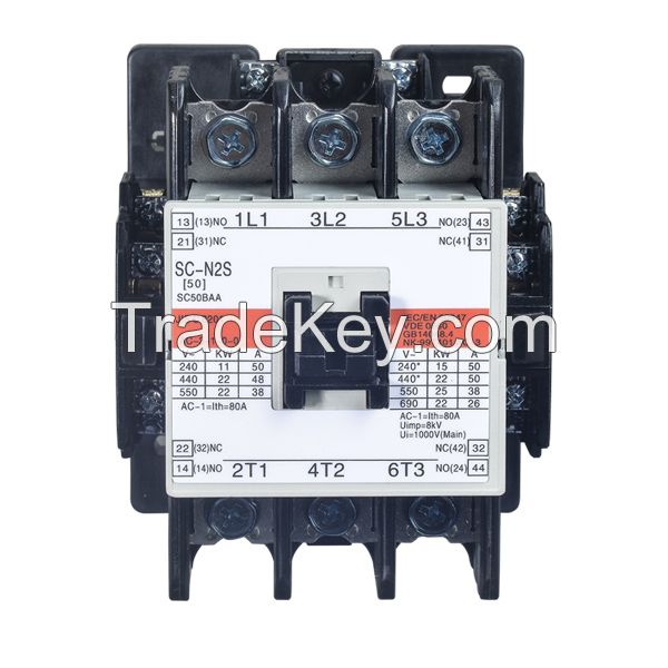 AC CONTACTOR SC S-K S-N  AC Contactor, 50Hz/60Hz 660V, for Motor Starters & Industrial Control, TR Relay Compatible