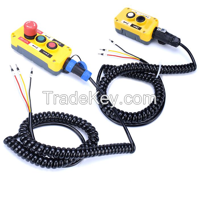 Driving button switch Hoist Remote Control Switch Waterproof Electrical Box Lift Control Pendant Controller