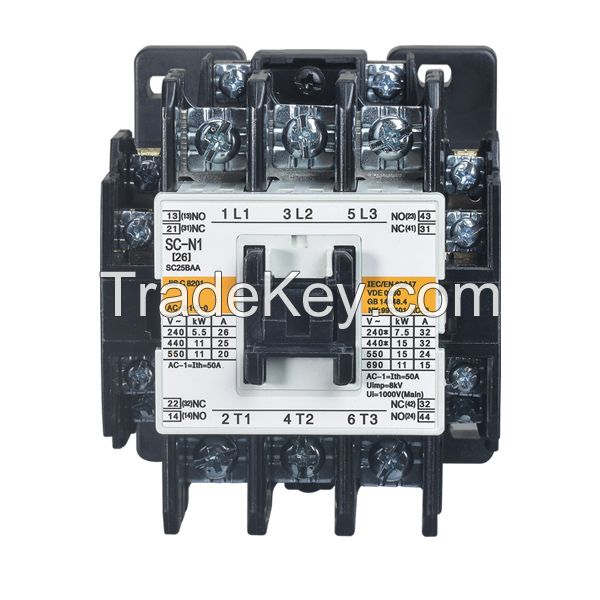 AC CONTACTOR SC S-K S-N  AC Contactor, 50Hz/60Hz 660V, for Motor Starters & Industrial Control, TR Relay Compatible