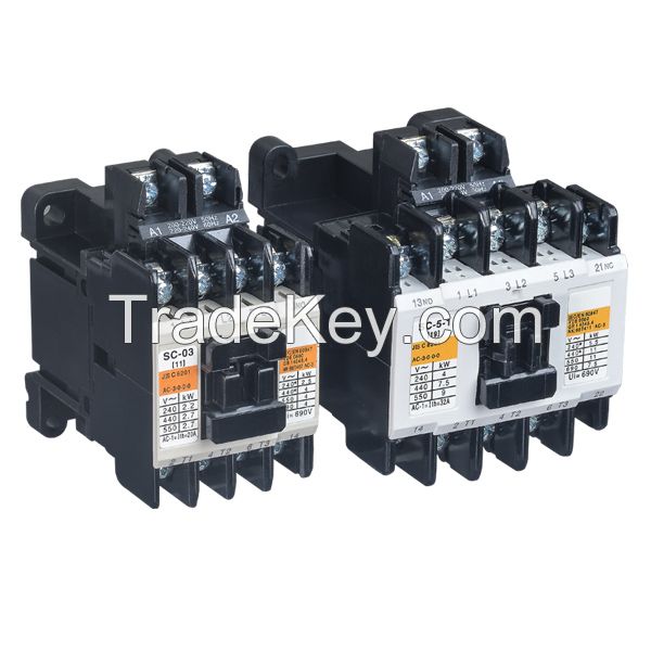 AC CONTACTOR SC S-K S-N  AC Contactor, 50Hz/60Hz 660V, for Motor Starters & Industrial Control, TR Relay Compatible