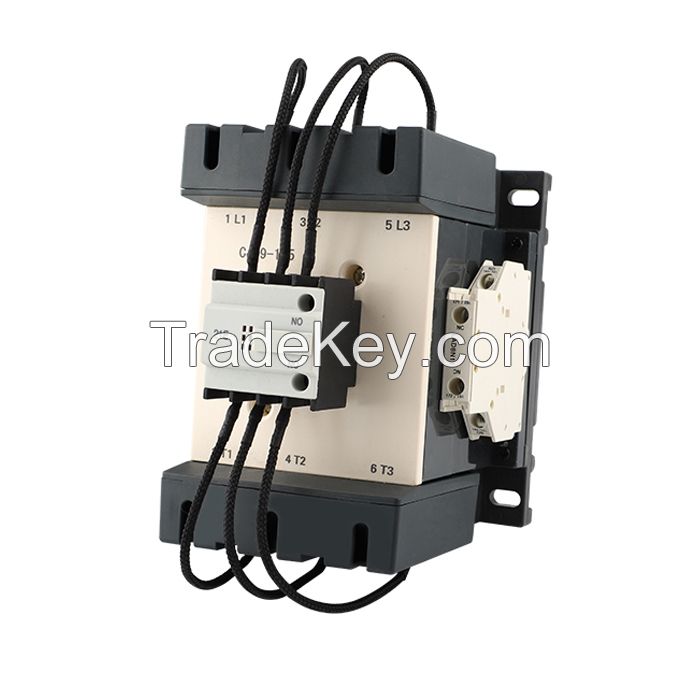 CJ19 Changeover Capacitor Contactor 25A-115A 24V-660V for Power Factor Correction, Surge Suppression & Capacitor Switching (IEC 60947-4-1)