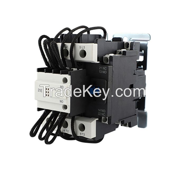 CJ19 Changeover Capacitor Contactor 25A-115A 24V-660V for Power Factor Correction, Surge Suppression & Capacitor Switching (IEC 60947-4-1)