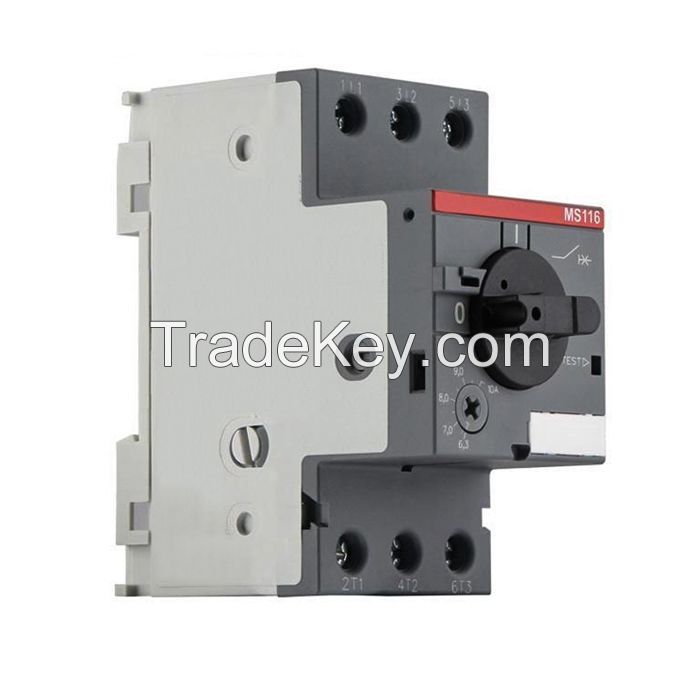 MMS116 Motor Protection Circuit Breaker 0.1A-100A - Overload/Short-Circuit/Phase Failure Protection - for Industrial Machinery, Conveyors, HVAC