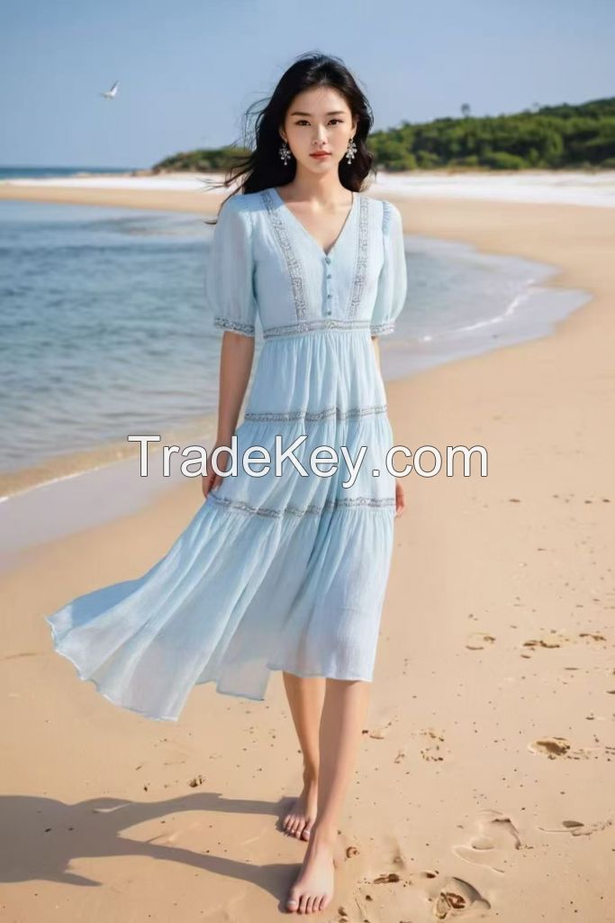 Elegant Long Dress Stylish Women's Gown