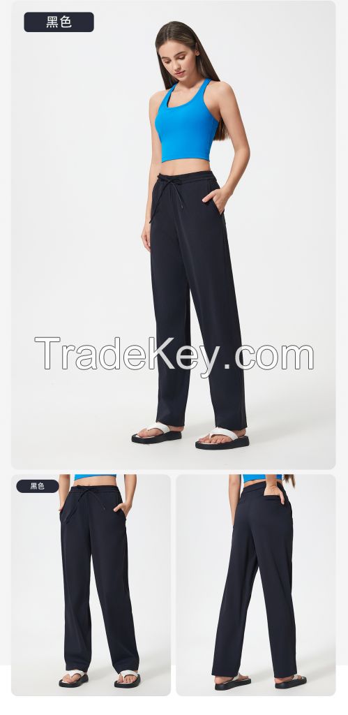 Women's Casual Yoga Pants - Loose Fit Breathable Lounge Pants