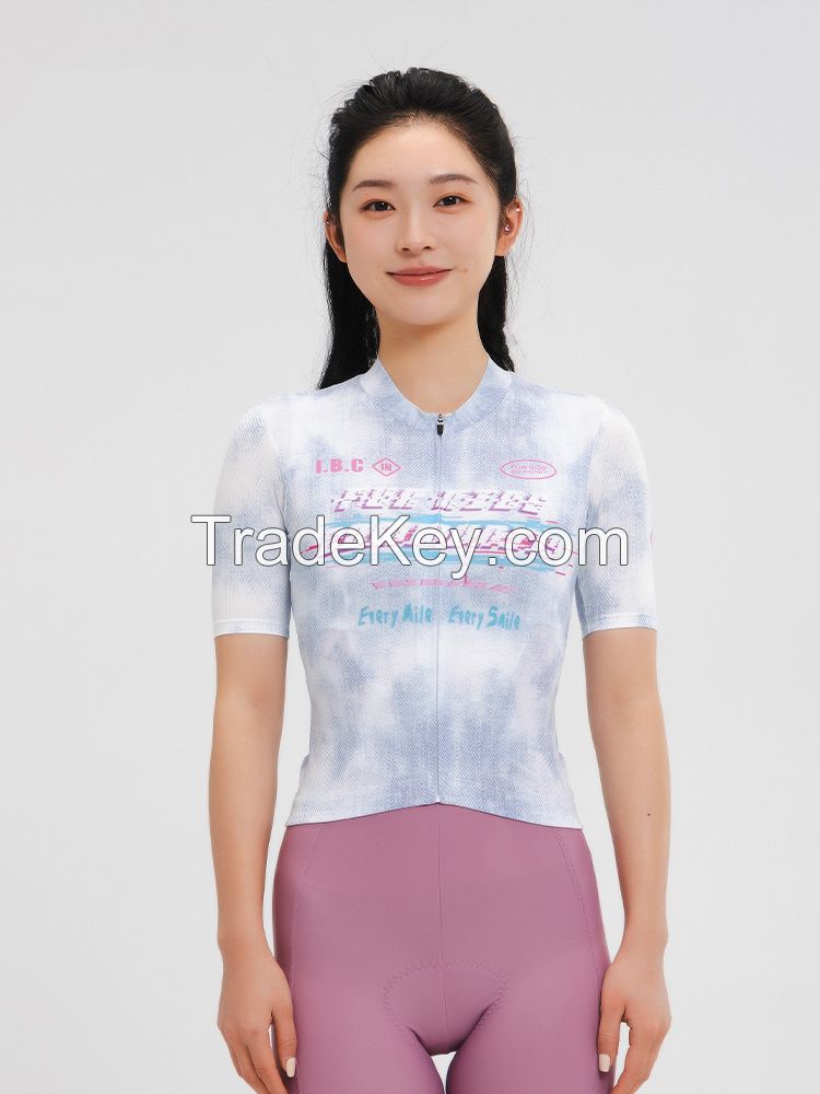 Women's Cycling Jersey - New Spring/Summer Short-Sleeve Breathable Bike Top