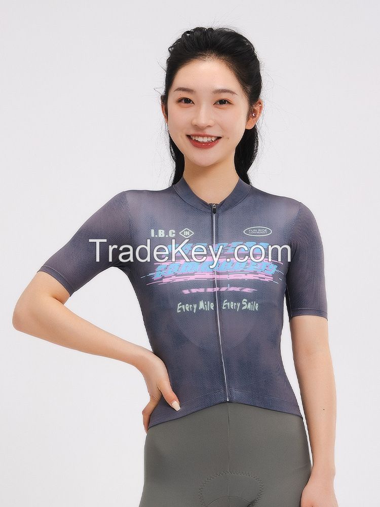 Women's Cycling Jersey - New Spring/Summer Short-Sleeve Breathable Bike Top