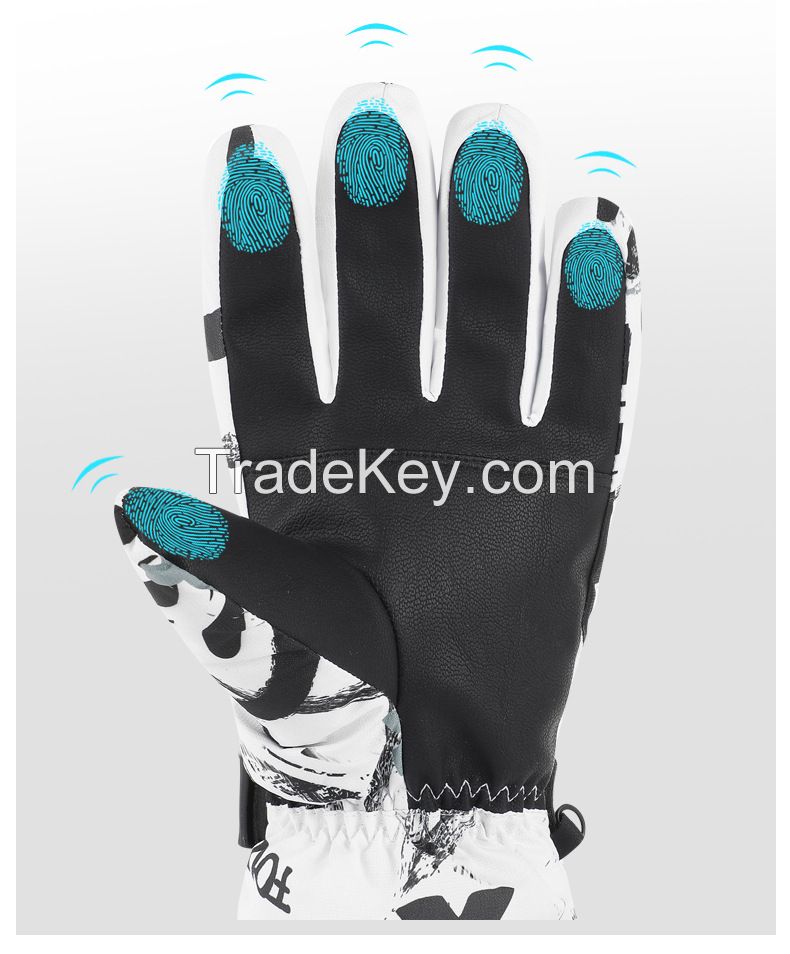 Winter Ski Gloves - Waterproof, Touchscreen & Warm for Men & Women