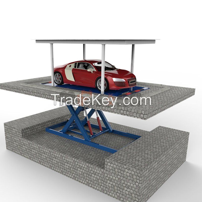 Double Deck Scissor Car Lift