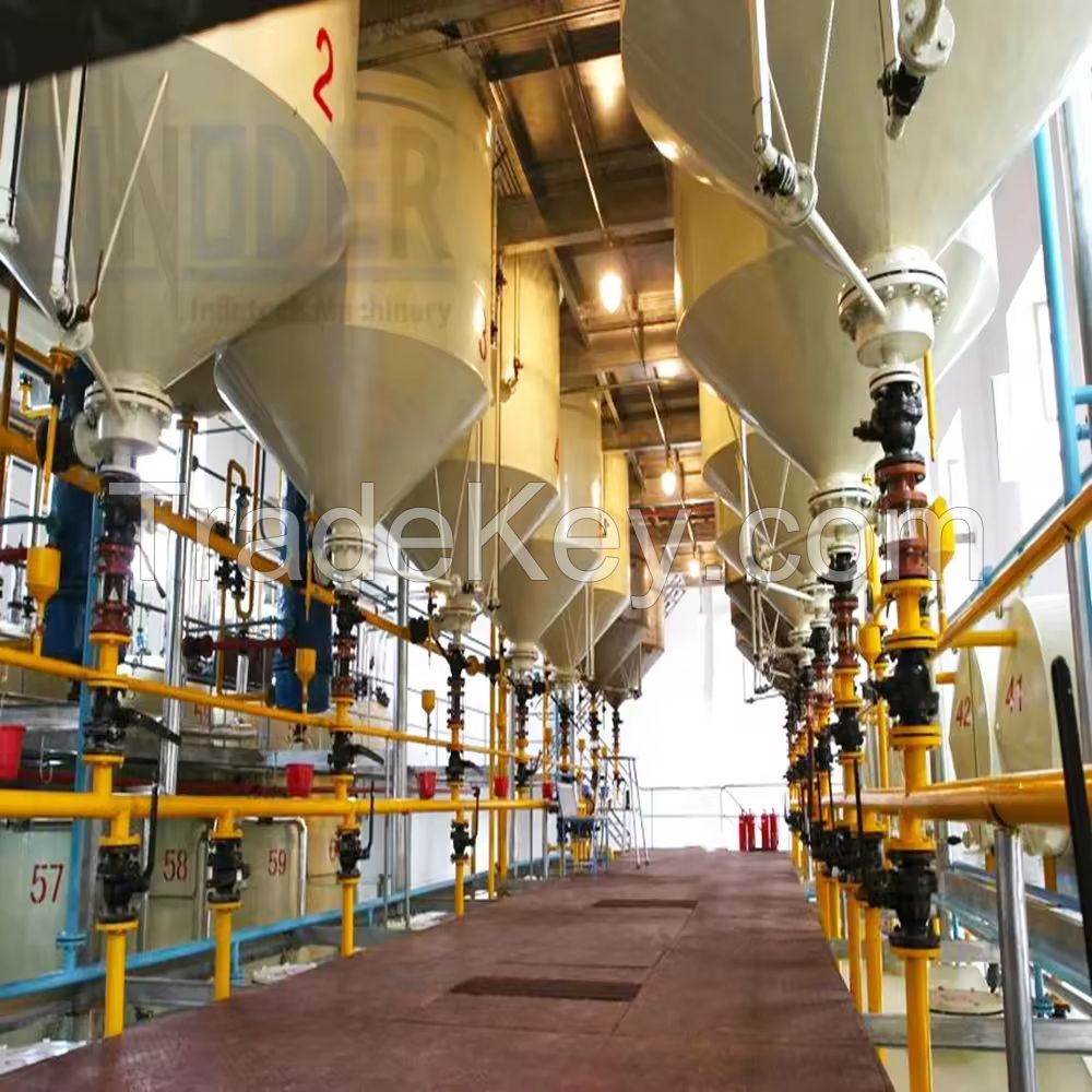Physical Continuous Type Edible Oil Refinery Plant