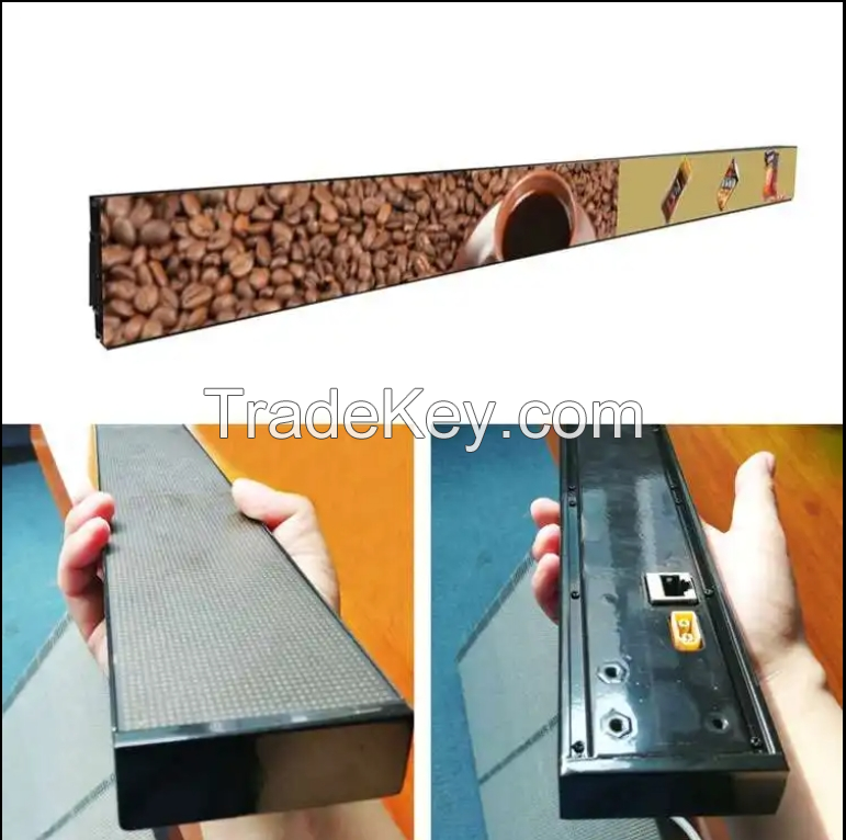 New Led Display Solution GOB P1.875 Digital Smart Led Screen Waterproof Shelf Led Display for Supermarkets Retails