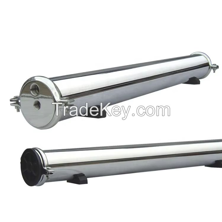 SS Reverse Osmosis Water Filter Housing Desalination Membrane Filter Ro Plant Portable Desalinator