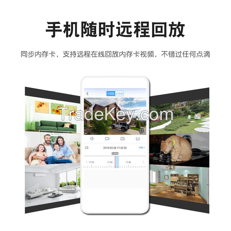 4K AI Smart Security Camera with Night Vision amp; Human Detection