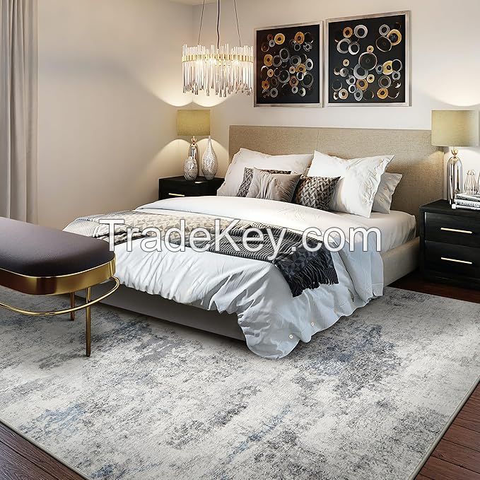 Small-patterned carpets in a modern and minimalist style.They are suitable for use as living room area rugs and are applicable to living rooms, bedrooms, dining rooms and offices.