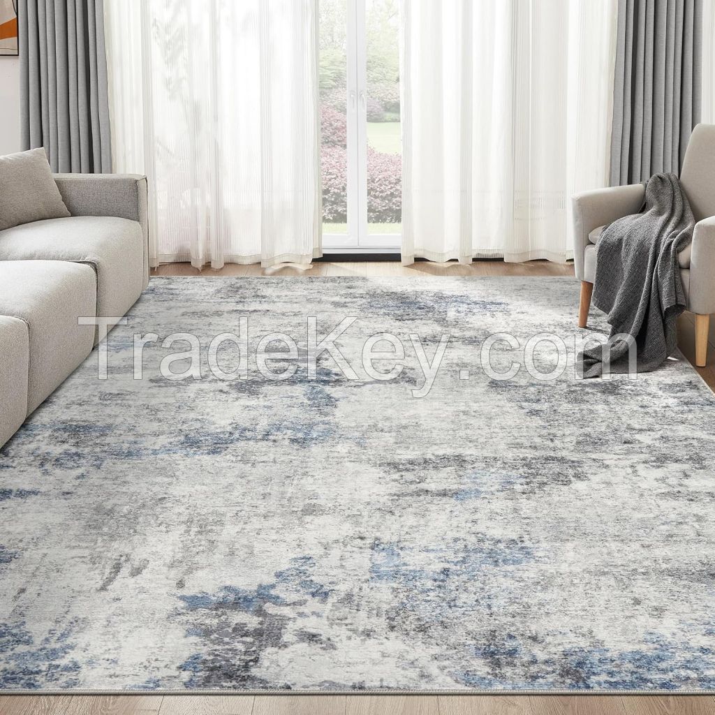 Small-patterned carpets in a modern and minimalist style.They are suitable for use as living room area rugs and are applicable to living rooms, bedrooms, dining rooms and offices.