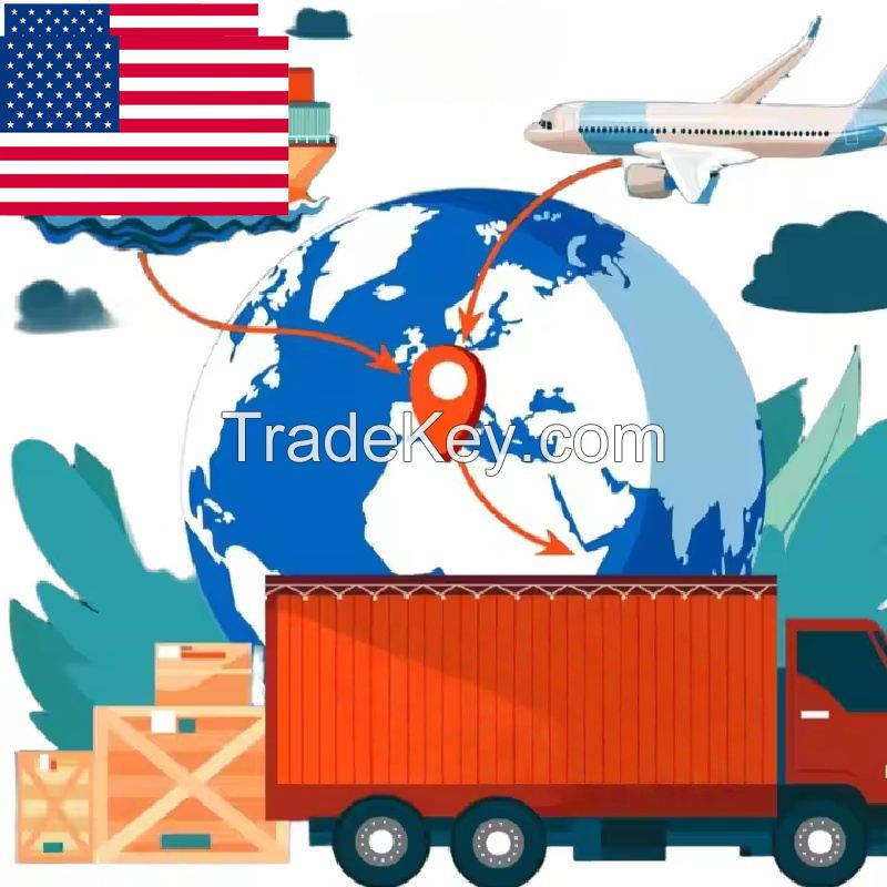 By Sea Land and air Multimodal Transport Door-to-door Freight Forwarding LCL Transportation Services From China to USA DDP DAP