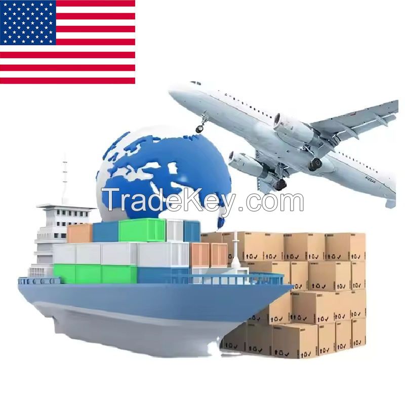By Sea Land and air Multimodal Transport Door-to-door Freight Forwarding LCL Transportation Services From China to USA DDP DAP